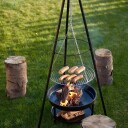 Bålpanne Med Oppeheng Og Grillrist - Dangrill