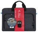 Rivacase Regent 8058 Laptop veske 17,3" Svart/Cyan