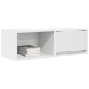 TV benker 2 stk hvit 80x31x25,5 cm konstruert tre