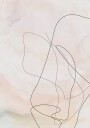 Abstract Line Art Design Plakat Plakat / 100x150cm