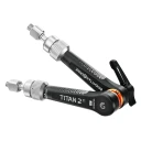 Bright Tangerine Titan Arm 2 Ti 3/8" - 1/4". London Fog
