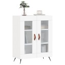 vidaXL Skjenk hvit 69,5x34x90 cm konstruert tre