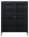 Håum Unique Furnitures Carmel Vitrineskap m. 2 glassdører - Sort, H140 1693194-01-0 1693182-01-0