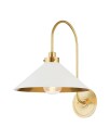 Clivedon vegglampe antikk messing