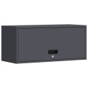 vidaXL Veggskap for garasje Antrasitt 80 x 33 x 35 cm