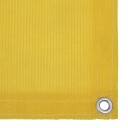 vidaXL Balkongskjerm gul 90x400 cm HDPE