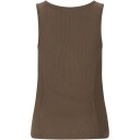 NOU Marjory Rib Tanktop Dame Brun 46