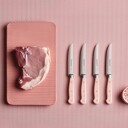 Wüsthof Wüsthof Classic Colour Biffkniver 4 pk Pink Himalayan Salt