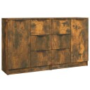 vidaXL Skjenker 2 stk røkt eik 60x30x70 cm konstruert tre