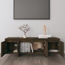 vidaXL TV-benk røkt eik 120x30x40,5 cm sponplate