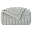 vidaXL Kastepledd 6 pcs Grå 200 x 150 cm Fleece