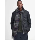 Barbour Lifestyle Lambswool/Cashmere New Check Tartan Navy/Dark Ginger