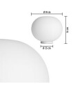 Flos - Glo-Ball Basic Zero Bordlampe m/Switch