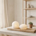MARBLE bordlys soft shape S hvit marmor