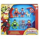 Iron Man & Friends 7,5 cm Armored Up Avengers Figursett for Barn