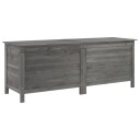 vidaXL Putekasse antrasitt 150x50x56,5 cm heltre gran