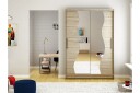 Miami Garderobe 120x58x200 cm -