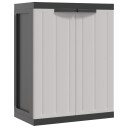  Oppbevaringsskap for hage grå og svart 65x37x85 cm PP 8720845889012