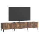  TV skap med skuff Røkt Eik 147 x 34,5 x 32 cm Konstruert tre
