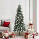  Kunstig juletre grønn 76 x 76 x 180 cm PVC og plast og stål