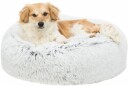 Trixie Hundeseng/pute Ø60cm svart/hvit myk polyester