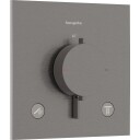 Hansgrohe Ecostat Comfort E dusjbatteri, sort krom