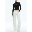 Alice + Olivia Dame Bukser Beige S,