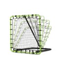 EXIT Tempo multisport rebounder 100x100cm - green/black, firkant, Flerstasjons returvegg, Justerbar vinkel, Sort, Grønn