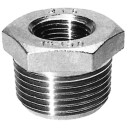 Rustfri nippelmuffe 1/2" x 1/4"