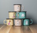 Muurla Moomin emaljekopp 37 cl Snorkmaiden beige