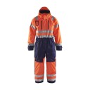 Vinterkjeledress varsel orange/marineblå