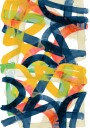 Vibrant Abstract Strokes Plakat / 30x40