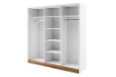Dentro Garderobe 220x63x215 cm - Hvit