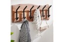Garderobe Wohnling Vegghengt klesstativ 6 metallkroker knudrete heltre -