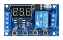 Relémodul 1-kanal med programmerbar tidsforsinkelse, 10A/250VAC, 5V spole
