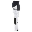 Blakläder 710216421099XS Gravidbukse Hvit Zip off Hvit