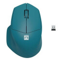 Natec Siskin 2 - mouse - 2.4 GHz Bluetooth 5.0 - blue - Mus - Optisk - 3 knapper - Blå