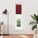  Plisségardin Bordeaux Rød 40x200 cm Stoff Bredde 39,4