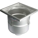 Industriafløb Gulv: Beton/Fliser Ramme: 300X300mm Udløb: Ø110mm