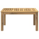 vidaXL Kaffebord Hvit 50 x 68,5 x 36 cm Solid akasietre