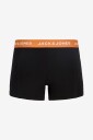 Jack & Jones Jacoliver Solid Trunks 5 Pack Box   Black   S