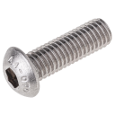Schäfer & Peters 738012610 Insex skrue M6 K6S A2 ISO 7380 M6 x 10 mm 500-pakk Innfesting