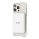 Tech-Protect LifeMag PB10 Powerbank med MagSafe 5000 mAh 15 W Hvit