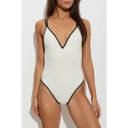 Balmain Dame Svømmetøy Hvit 2XS,