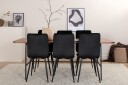 Venture Home Spisebord Uno med 6 stk Windu Lyx Spisestol  