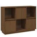 vidaXL Skjenk honningbrun 110,5x35x80 heltre furu