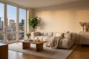 Puffy 3 seters boblete sofa med divan høyre   Beige