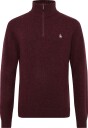 Original Penguin 7Gg Lambswool 1/4 Zi   CABERNET   XXL