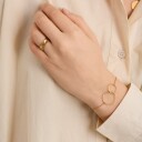 Pernille Corydon Sea Reflection Ring 18 Kt. Forgyldt R-484-GP-50 (ring) - Dame - 925 sterling silver