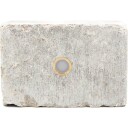 Light By Juhl holmegaard steinblokk med Cosmos spotlights i messing 14x21x14 cm grå